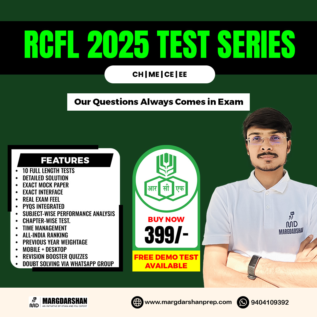 RCFL Test Series 2025 Square Poster